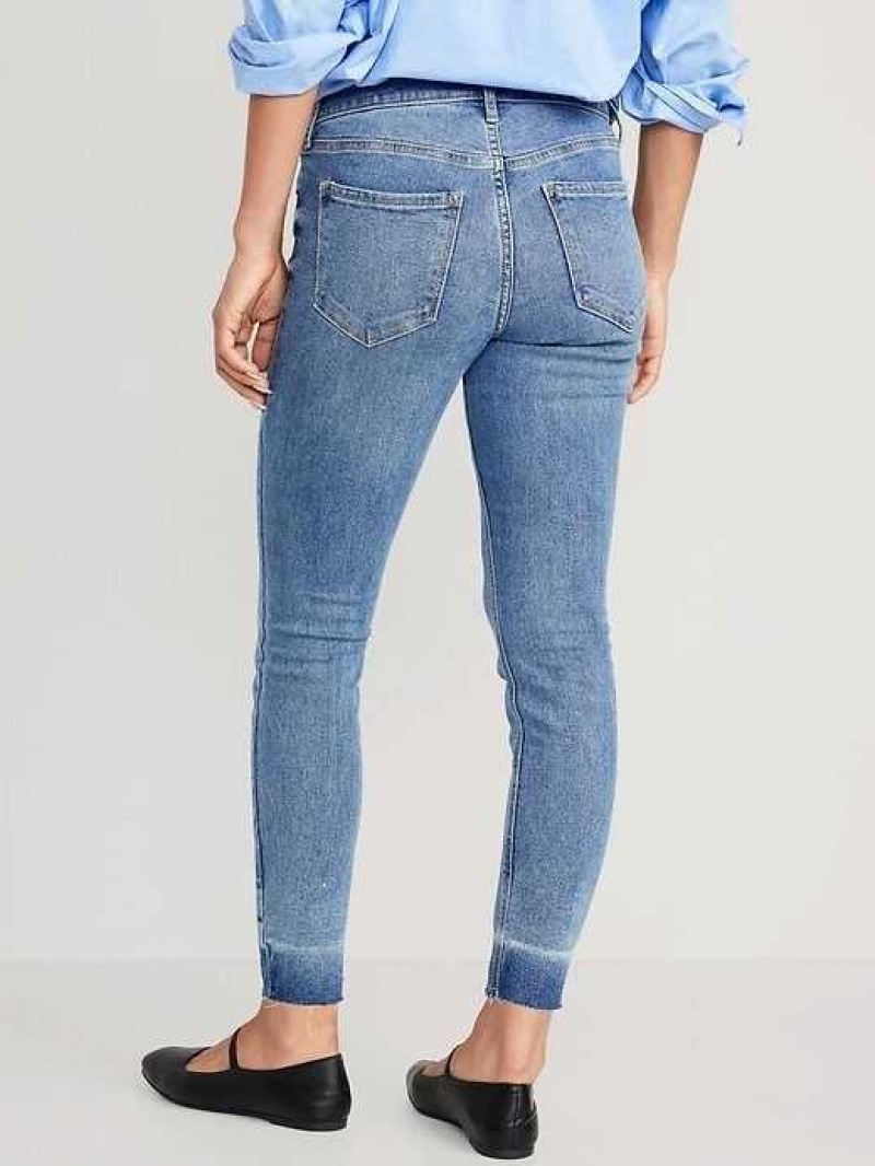 Old Navy Rockstar Super Skinny Cut-Off Ankle Jeans Rosie | ENL103548