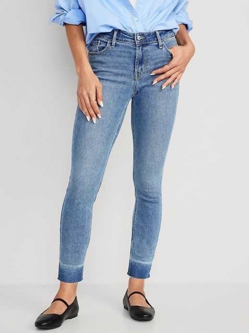 Old Navy Rockstar Super Skinny Cut-Off Ankle Jeans Rosie | ENL103548