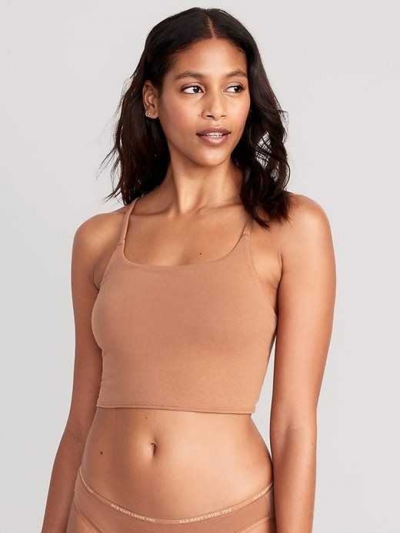 Old Navy Scoop-Neck Brami Top Beige | VQU841397