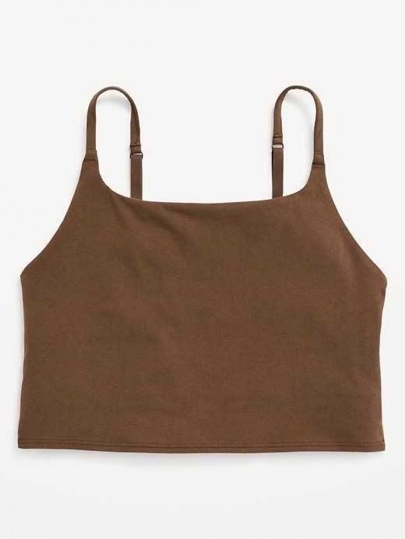 Old Navy Scoop-Neck Brami Top Dark Walnut | YOB165843