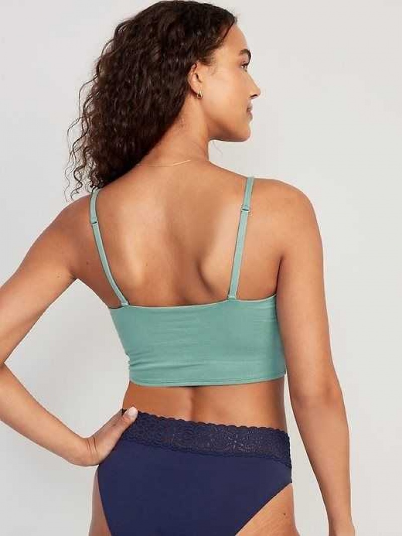 Old Navy Scoop-Neck Brami Top Green | DSY862509