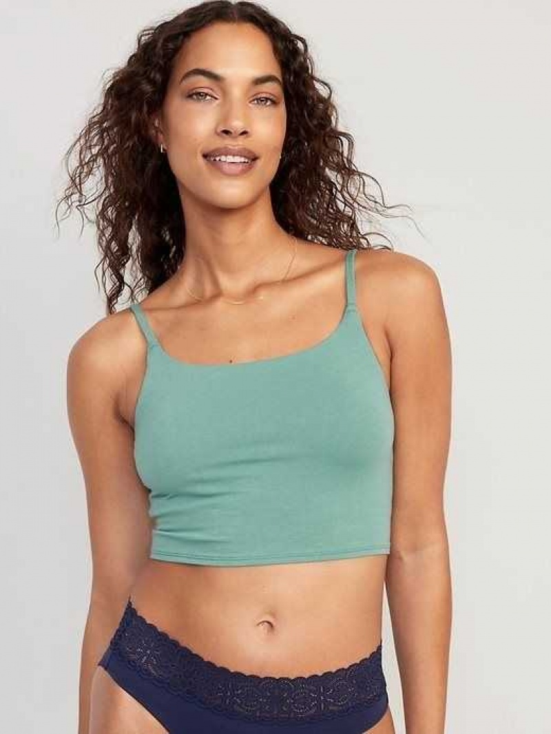 Old Navy Scoop-Neck Brami Top Green | DSY862509