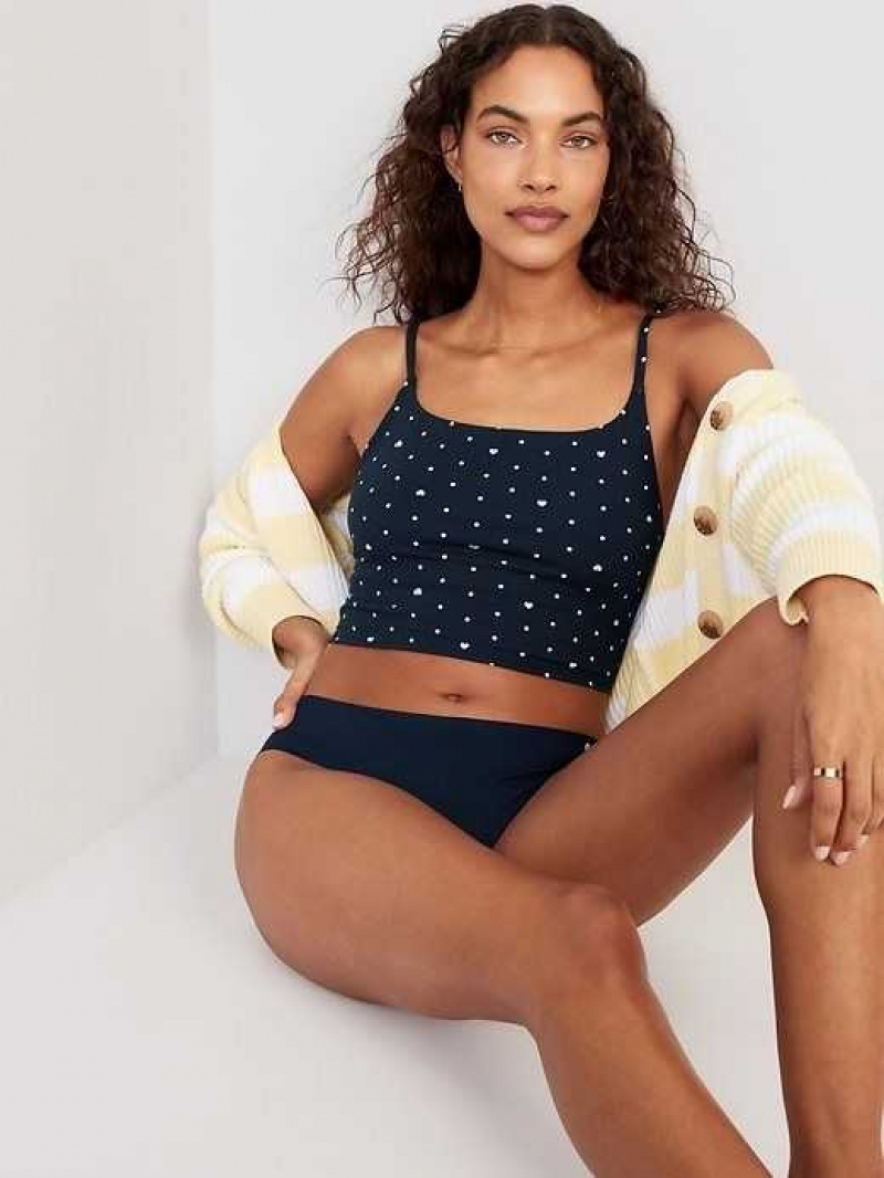 Old Navy Scoop-Neck Brami Top Navy | BJZ180754