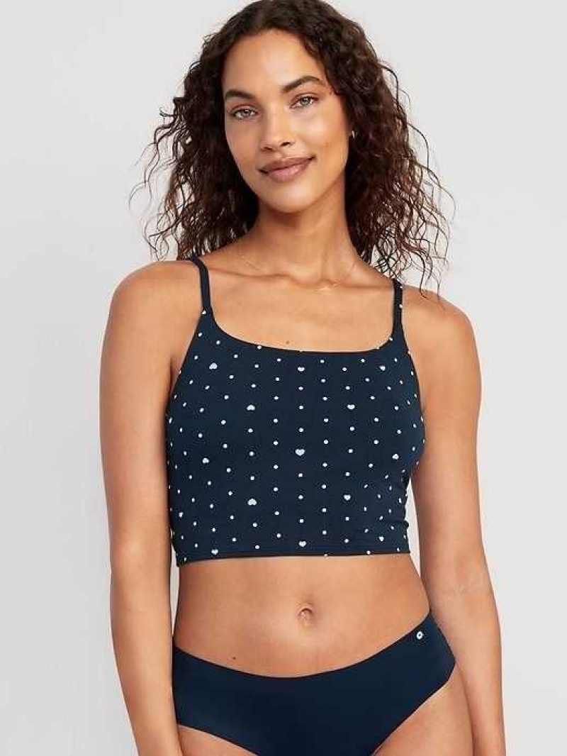 Old Navy Scoop-Neck Brami Top Navy | BJZ180754