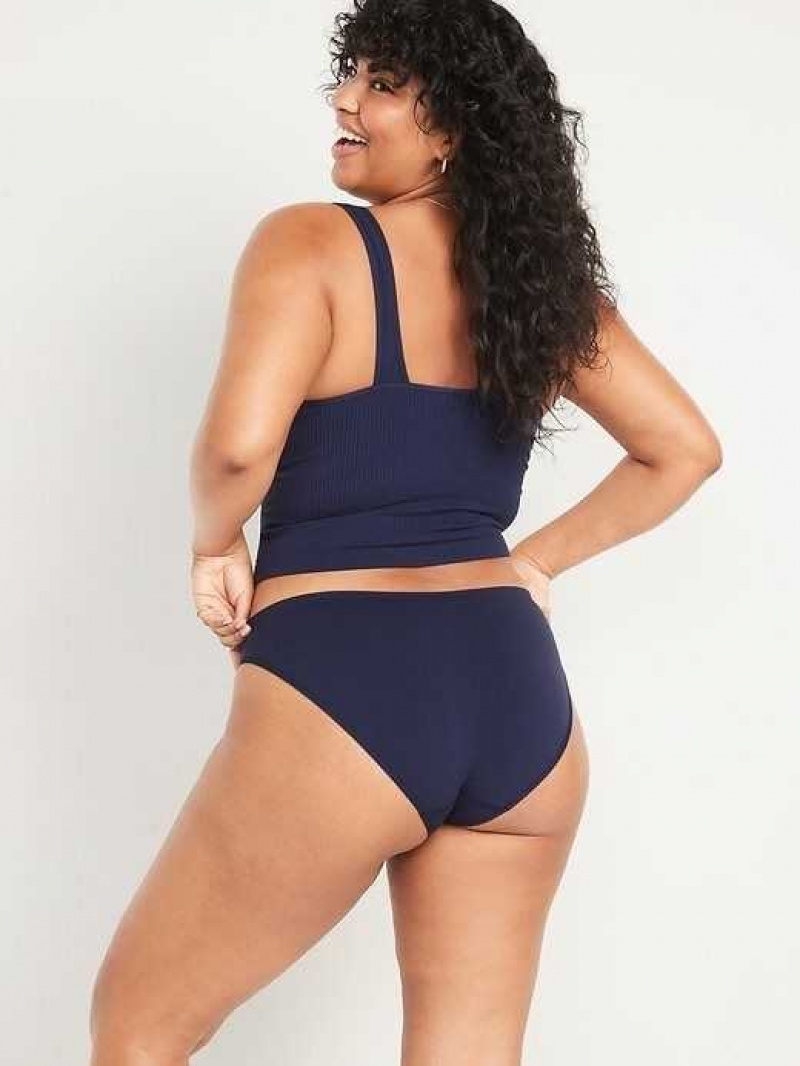 Old Navy Seamless Bikini Underwear Navy | IOX192568