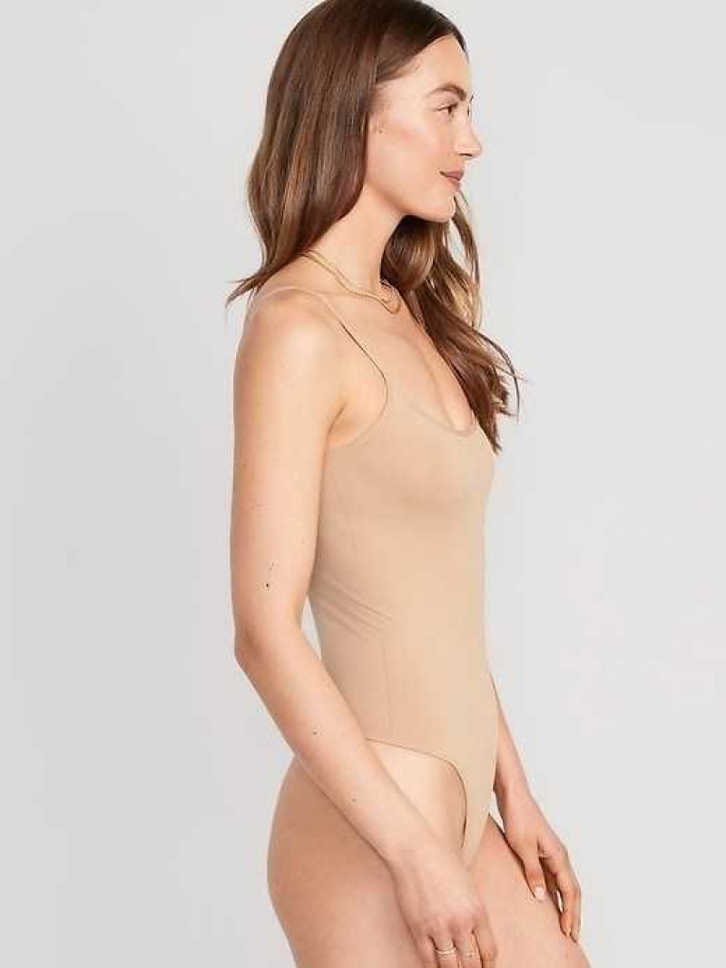 Old Navy Seamless Cami Bodysuit Brown | YRD654023