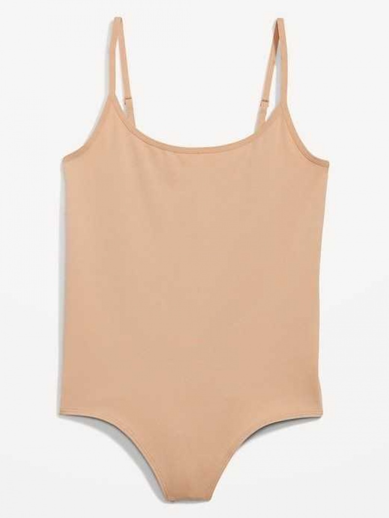 Old Navy Seamless Cami Bodysuit Brown | YRD654023