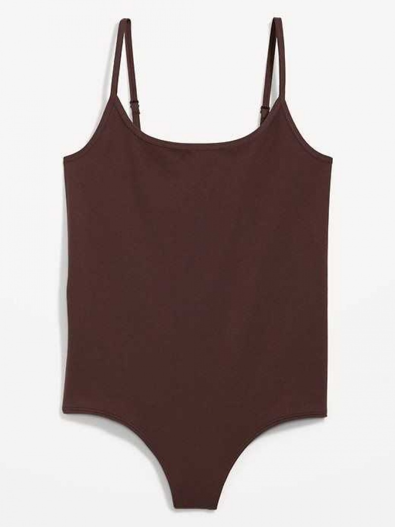 Old Navy Seamless Cami Bodysuit French Roast | AKT602789