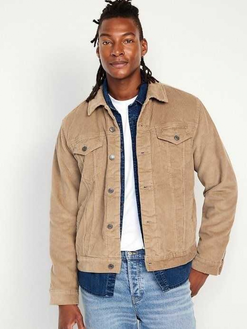 Old Navy Sherpa-Lined Corduroy Jacket Sliced Bread | OTL924607