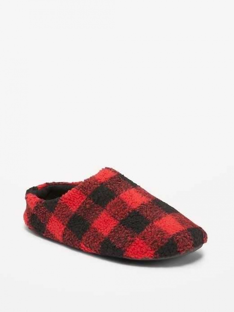 Old Navy Sherpa Slippers Red | UEL584790