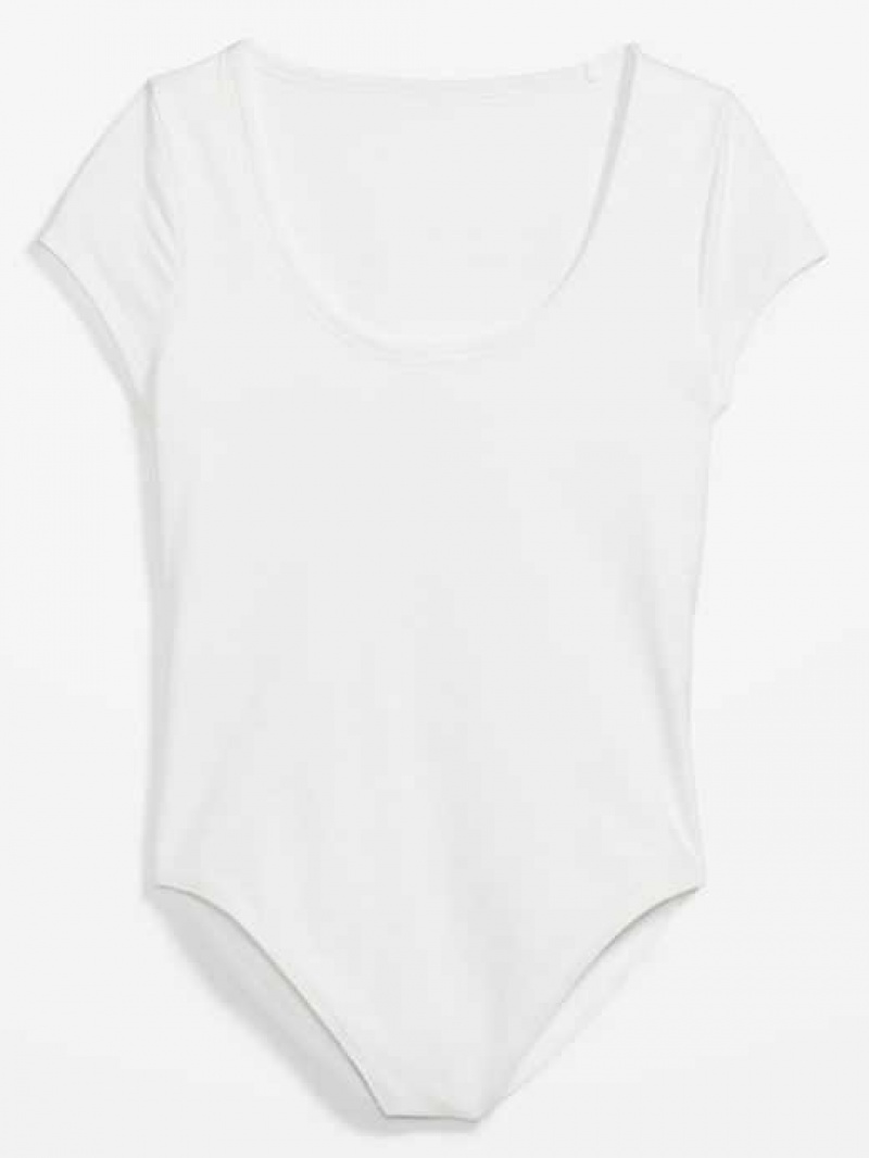 Old Navy Short-Sleeve Scoop-Neck Bodysuit Calla Lilies | IKU235791