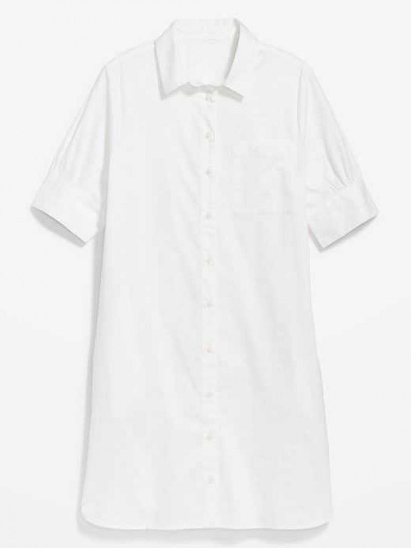 Old Navy Short-Sleeve Shirt Dress Calla Lilies | ZCG529670