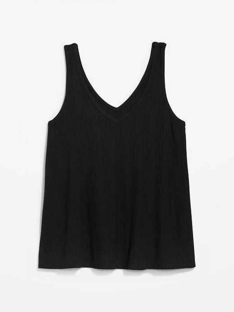 Old Navy Sleeveless Luxe Swing T-Shirt Black | YEG149786