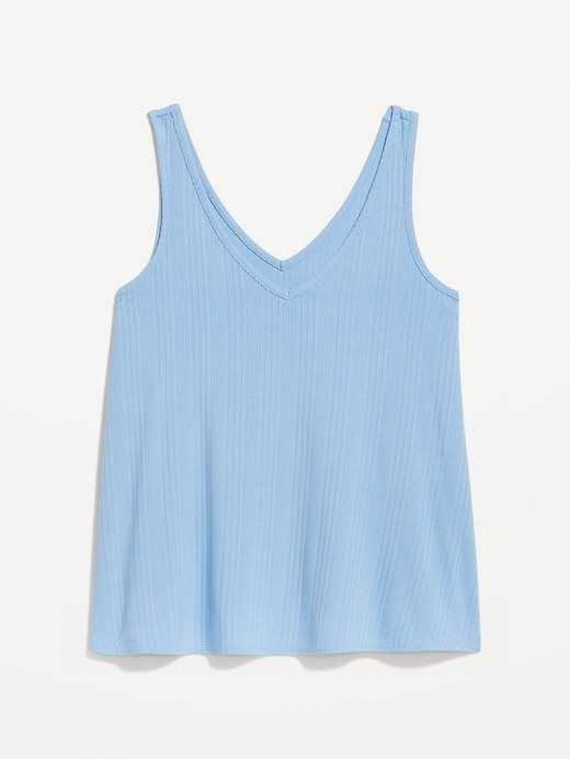 Old Navy Sleeveless Luxe Swing T-Shirt Breakwater | JGB498327