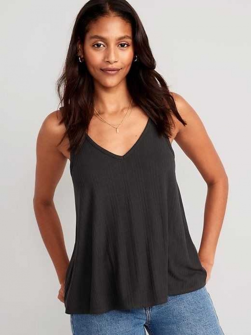 Old Navy Sleeveless Luxe Swing T-Shirt Panther | BNM379158