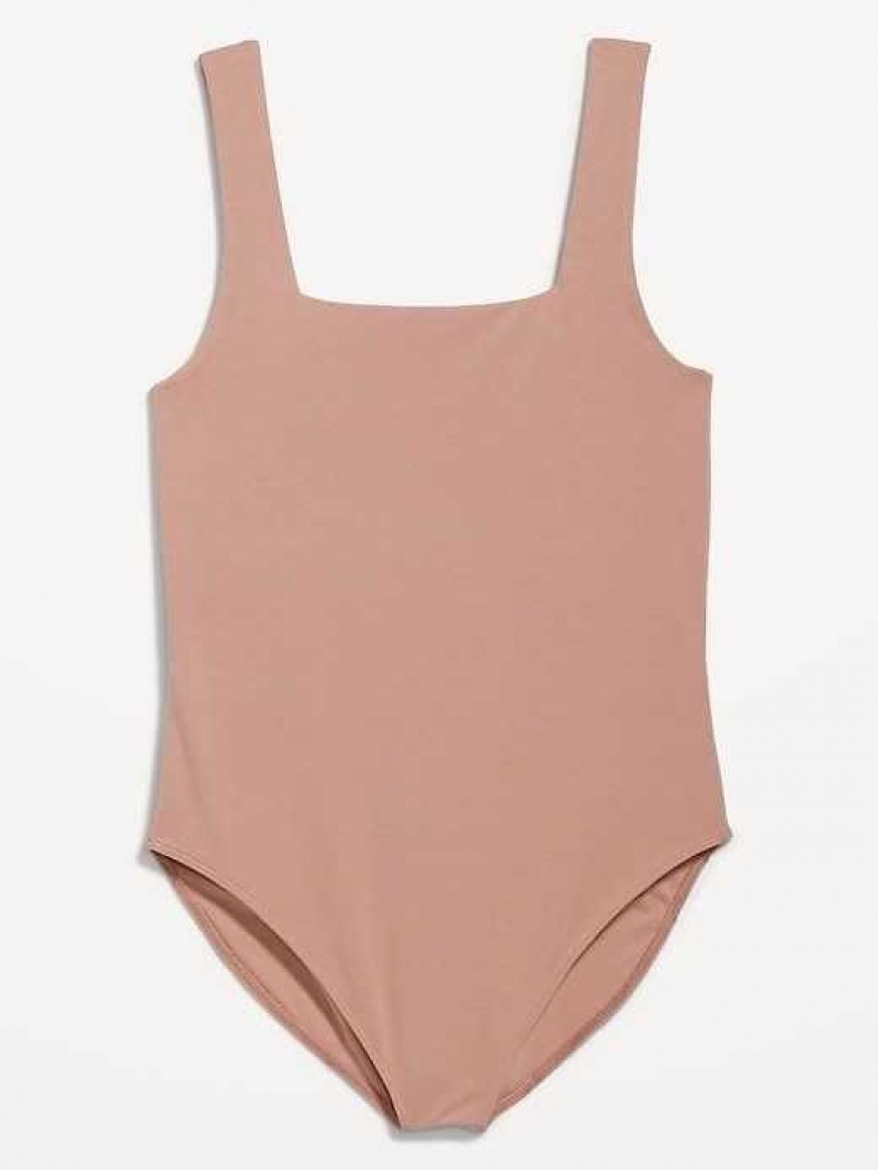 Old Navy Sleeveless Square-Neck Bodysuit Coastal Plain | BJU041852