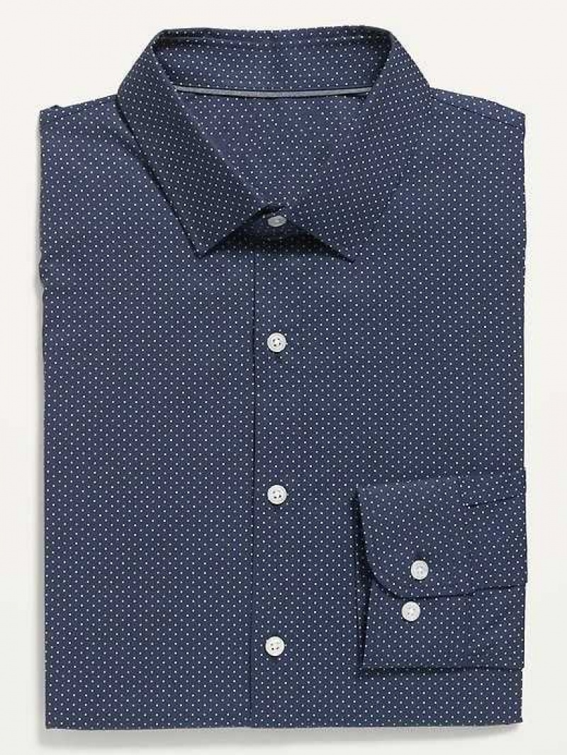 Old Navy Slim-Fit Pro Signature Performance Dress Shirt Mini Check | LKA460328