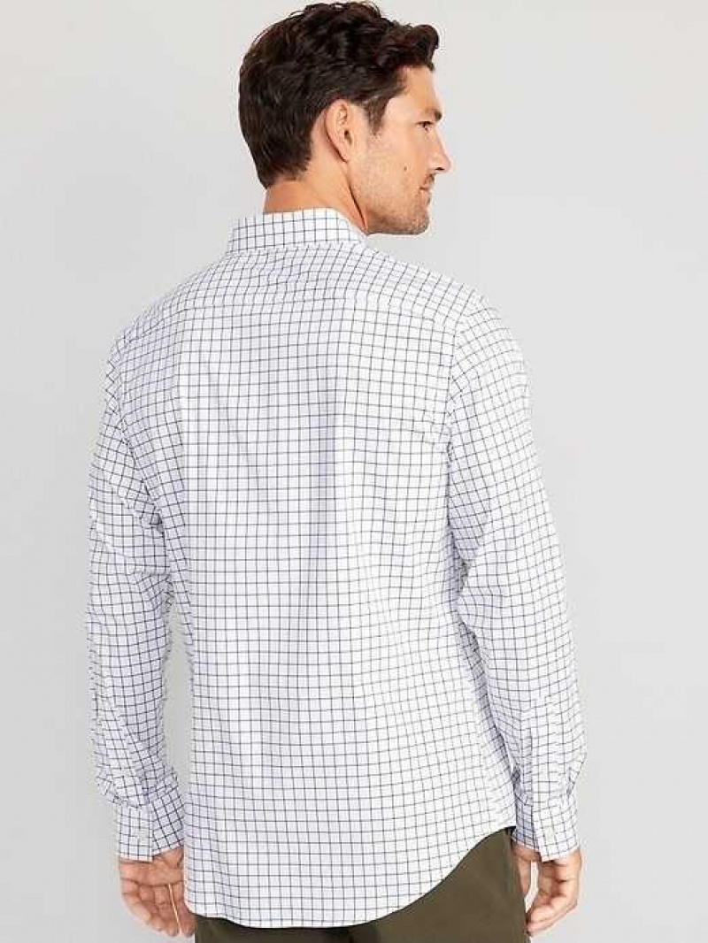 Old Navy Slim-Fit Pro Signature Tech Dress Shirt White | TCM854301