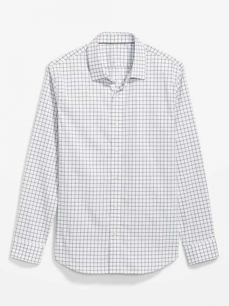 Old Navy Slim-Fit Pro Signature Tech Dress Shirt White | TCM854301