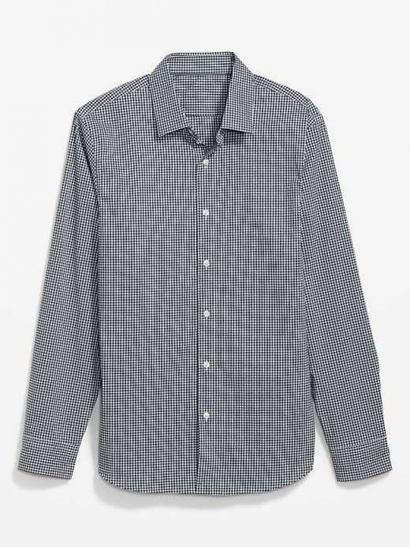 Old Navy Slim-Fit Pro Signature Tech Dress Shirt Blue | RGI673542