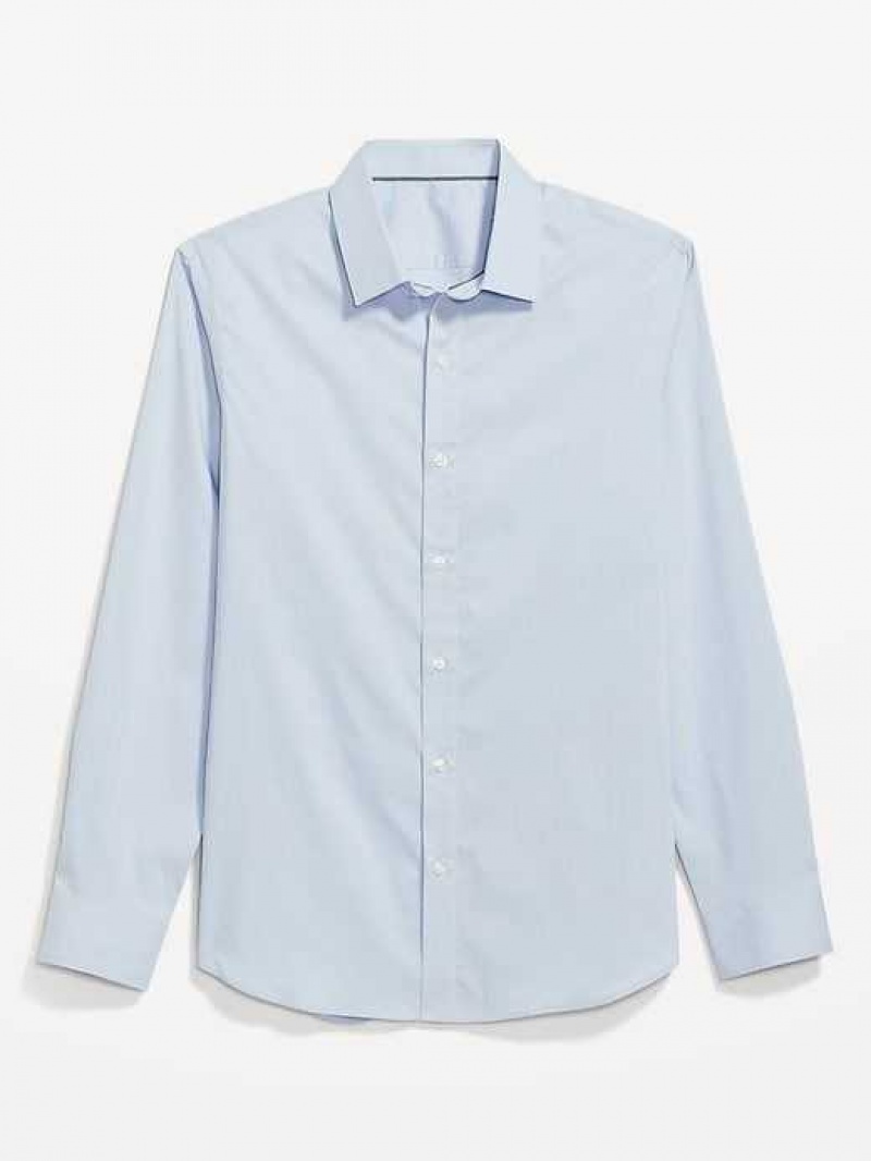 Old Navy Slim-Fit Pro Signature Tech Dress Shirt Blue | LUQ907823