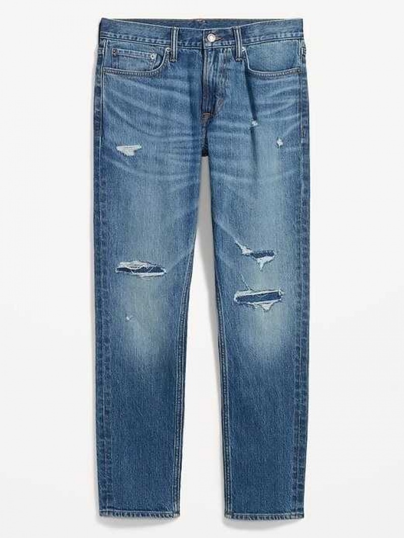 Old Navy Slim Built-In Flex Ripped Jeans Light Wash | IKM462875