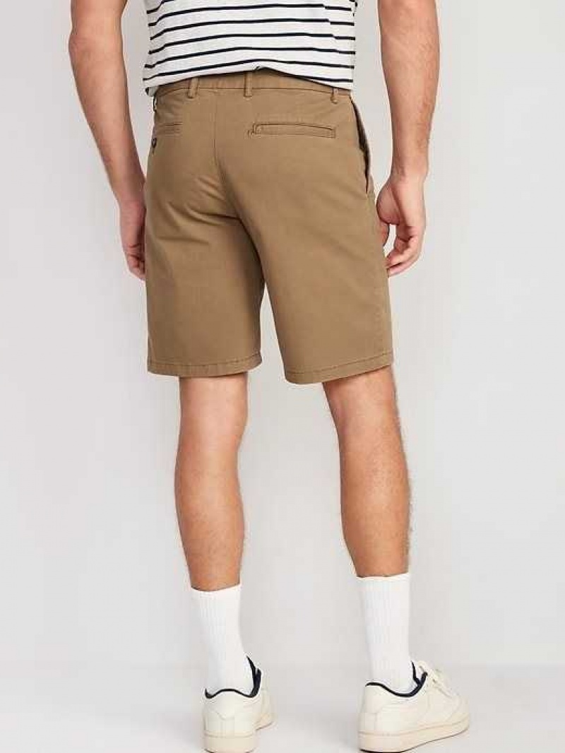 Old Navy Slim Built-In Flex Rotation Chino Shorts Doe A Deer | UDK072369