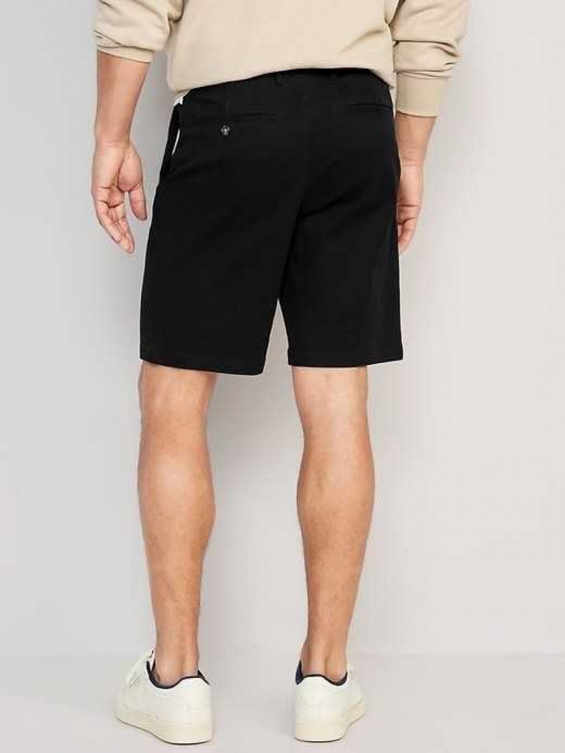 Old Navy Slim Built-In Flex Rotation Chino Shorts Blackjack | CME518702