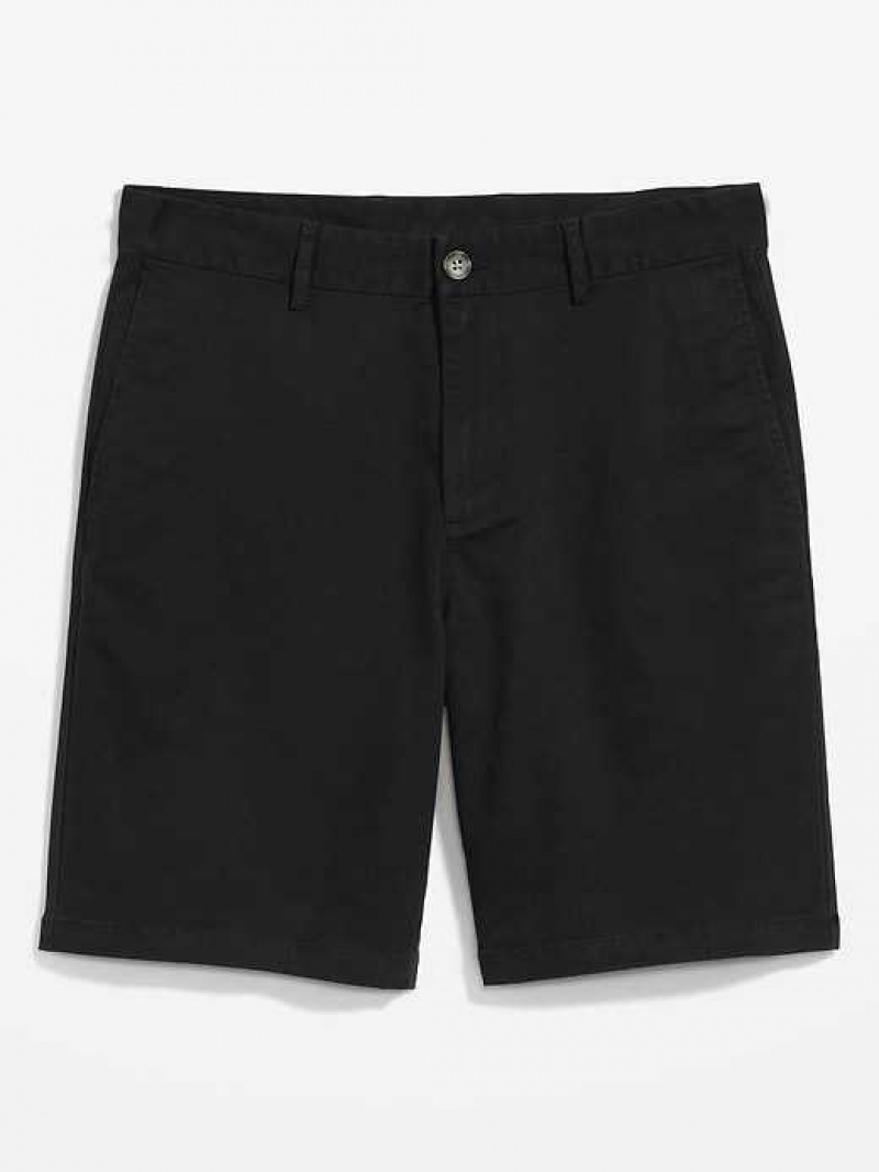 Old Navy Slim Built-In Flex Rotation Chino Shorts Blackjack | CME518702