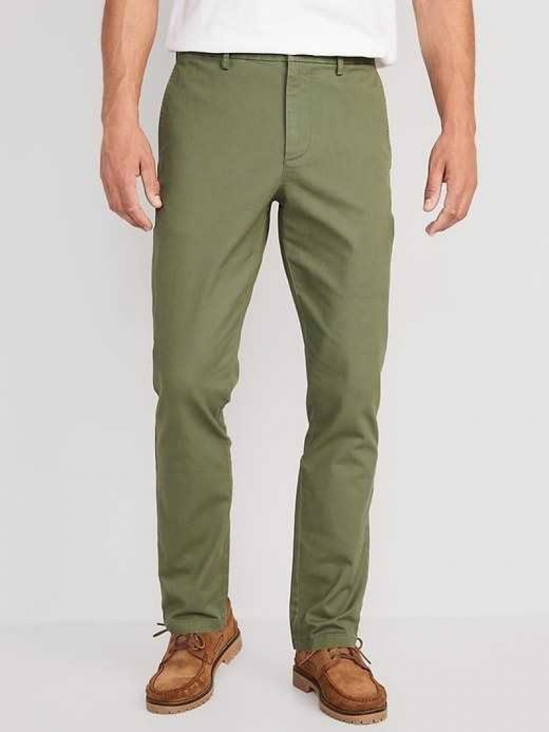 Old Navy Slim Built-In Flex Rotation Chino Pants Olive | XID642078