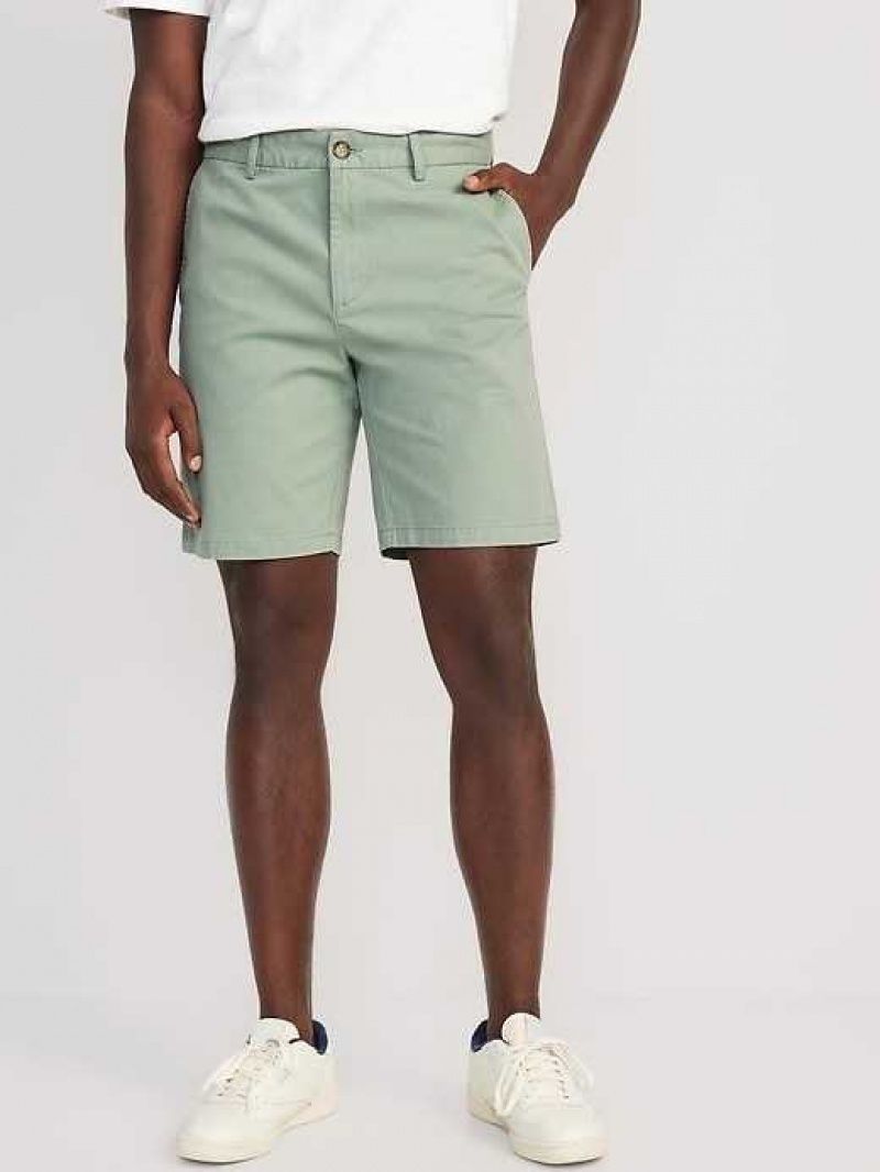 Old Navy Slim Built-In Flex Rotation Chino Shorts Rainy Season | XDR321506