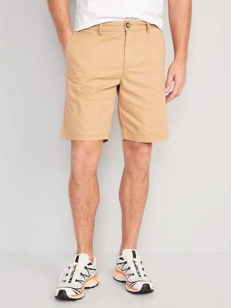 Old Navy Slim Built-In Flex Rotation Chino Shorts Maple Glazed | WIV671384