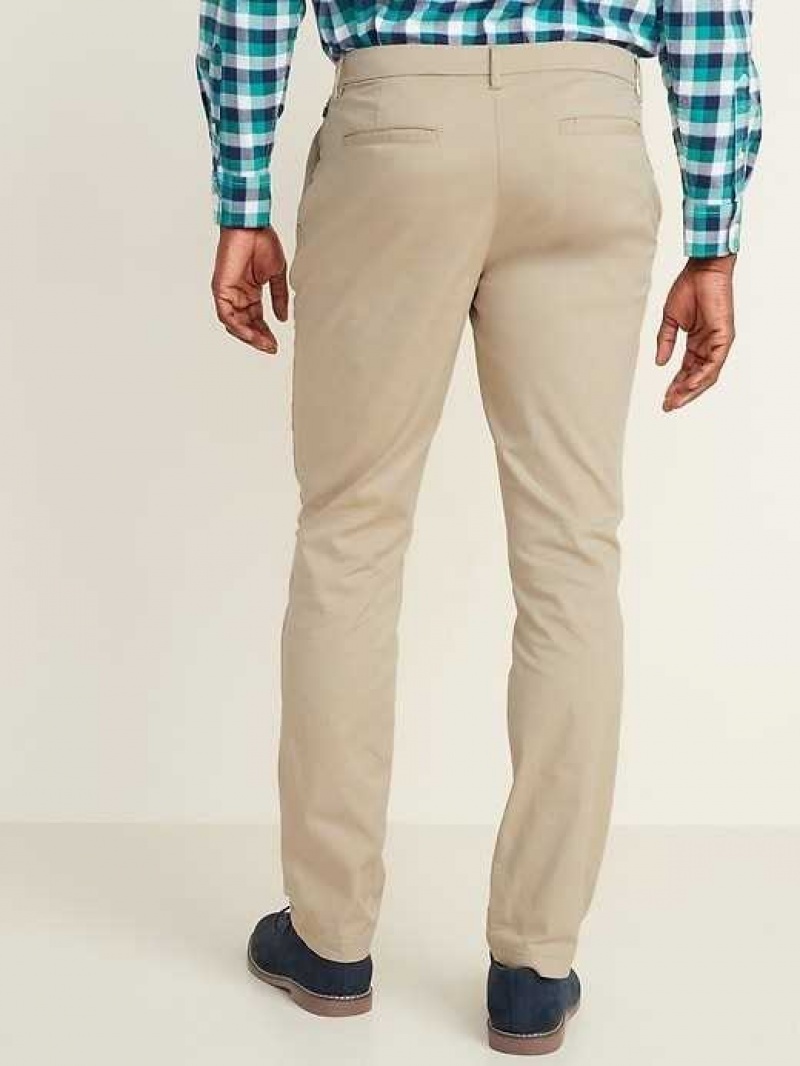 Old Navy Slim Built-In Flex Ultimate Tech Chino Pants Light Khaki | GXM109465