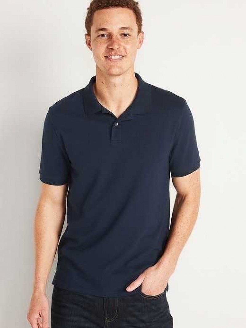 Old Navy Slim Fit Pique Polo Blue | FRI263741