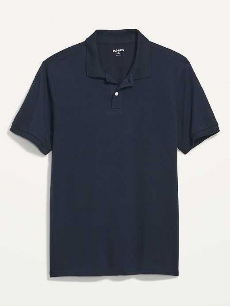 Old Navy Slim Fit Pique Polo Navy | IAU327910