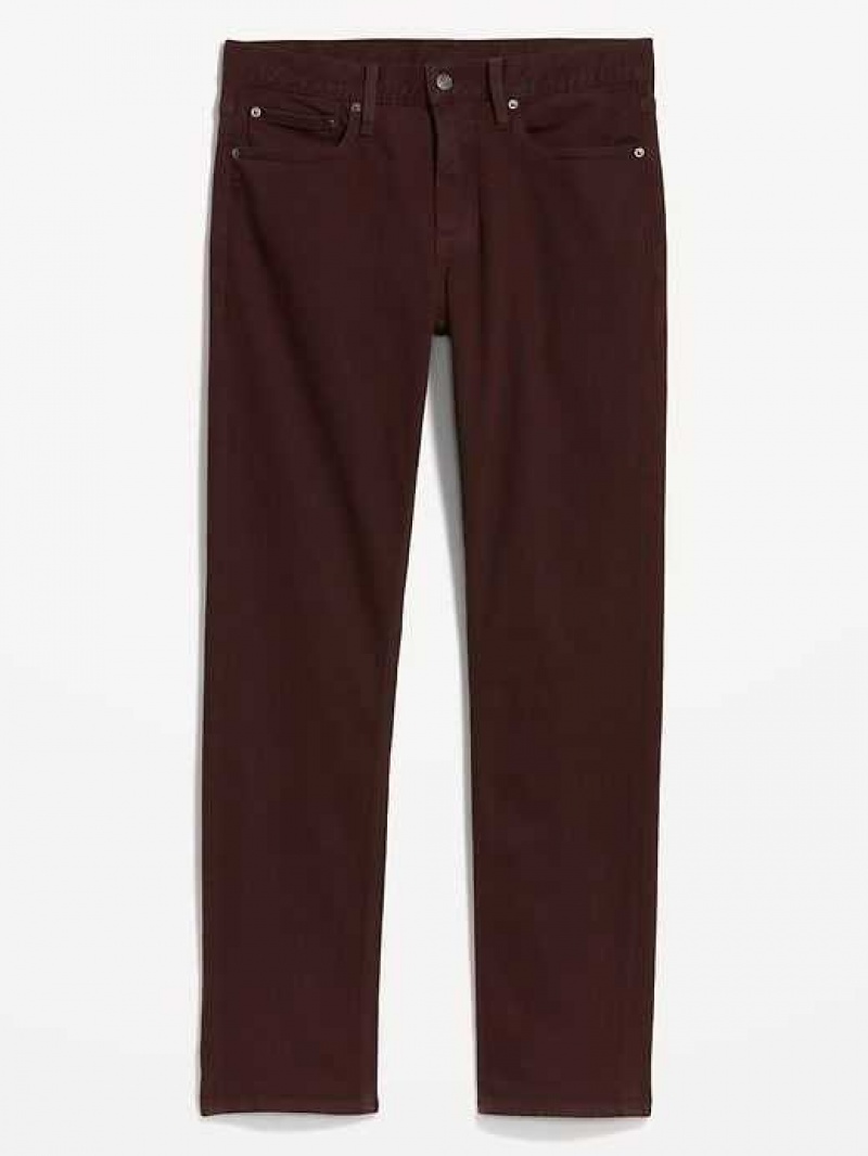 Old Navy Slim Five-Pocket Pants Burgundy | YUD428615