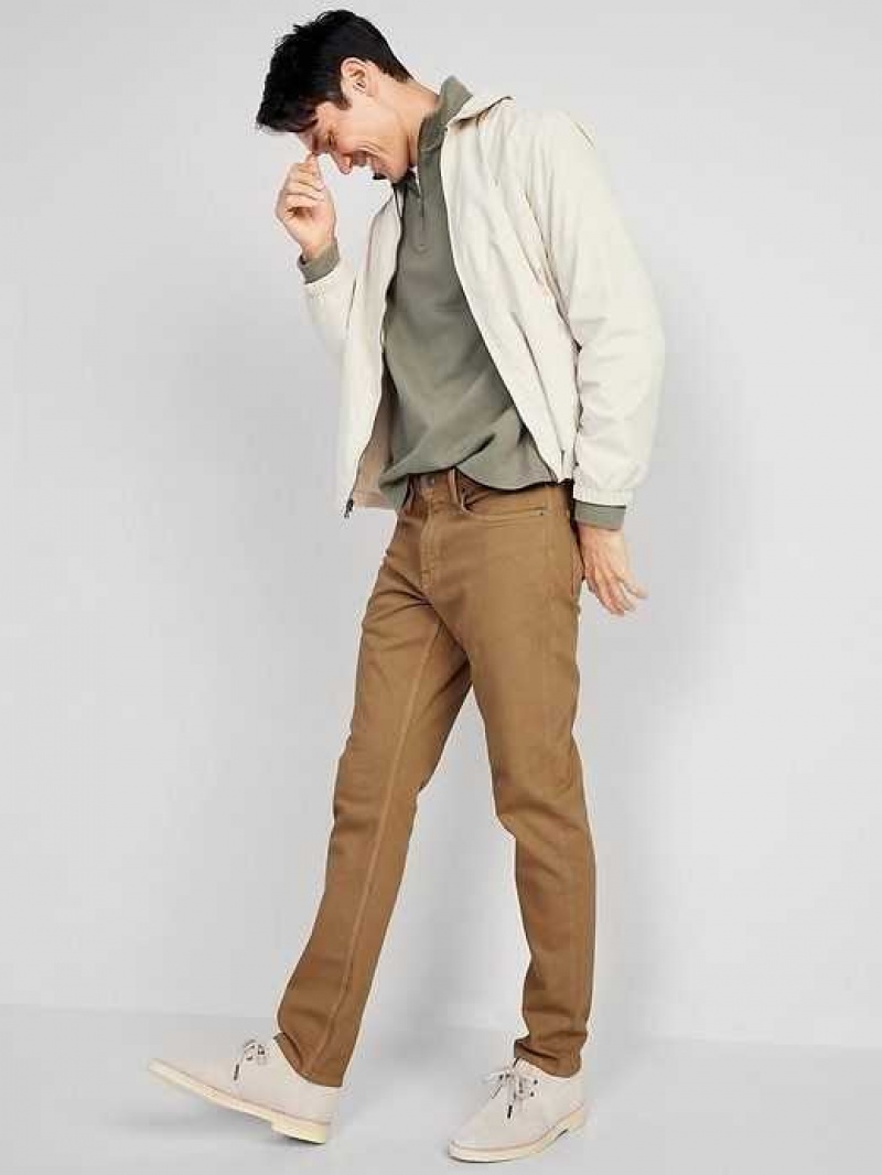 Old Navy Slim Five-Pocket Pants Dark Khaki | WKB719563