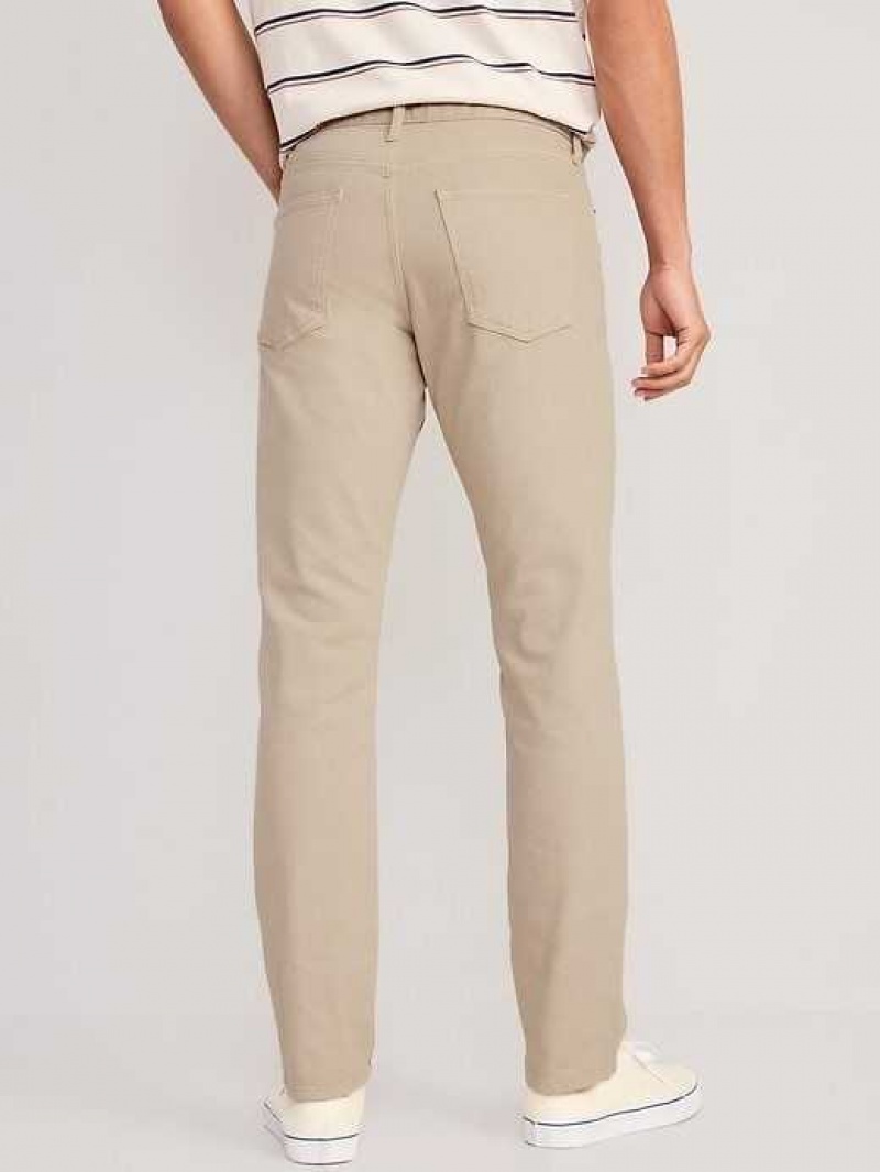 Old Navy Slim Five-Pocket Pants Light Khaki | AHX703524