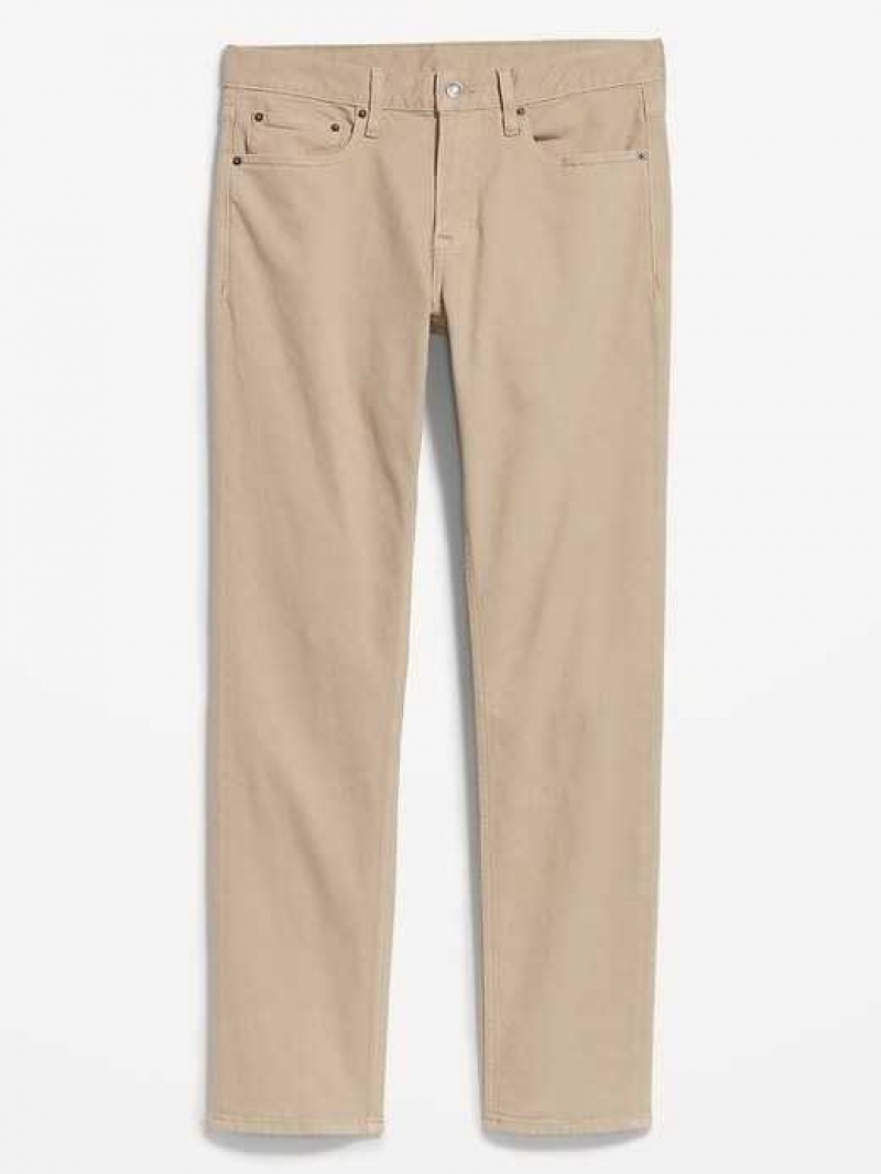 Old Navy Slim Five-Pocket Pants Light Khaki | AHX703524