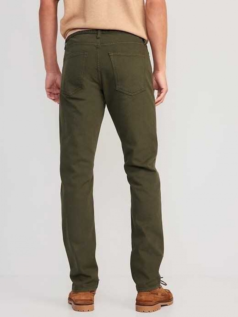 Old Navy Slim Five-Pocket Pants Olive | IEV719368