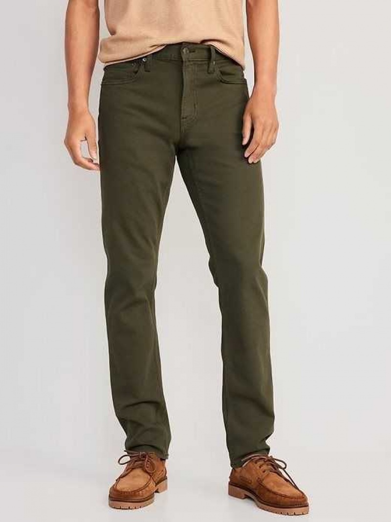 Old Navy Slim Five-Pocket Pants Olive | IEV719368