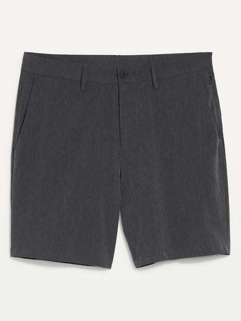 Old Navy Slim Go-Dry Shade StretchTech Shorts Dark Grey | OWK167908