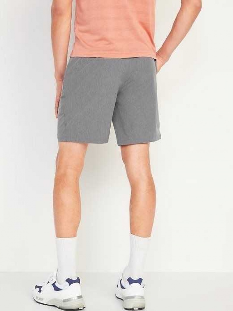 Old Navy Slim Go-Dry Shade StretchTech Shorts Light Grey | NVT421930