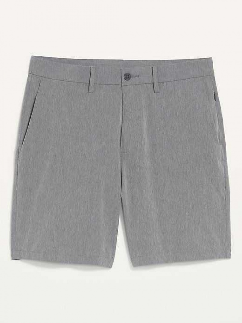 Old Navy Slim Go-Dry Shade StretchTech Shorts Light Grey | NVT421930