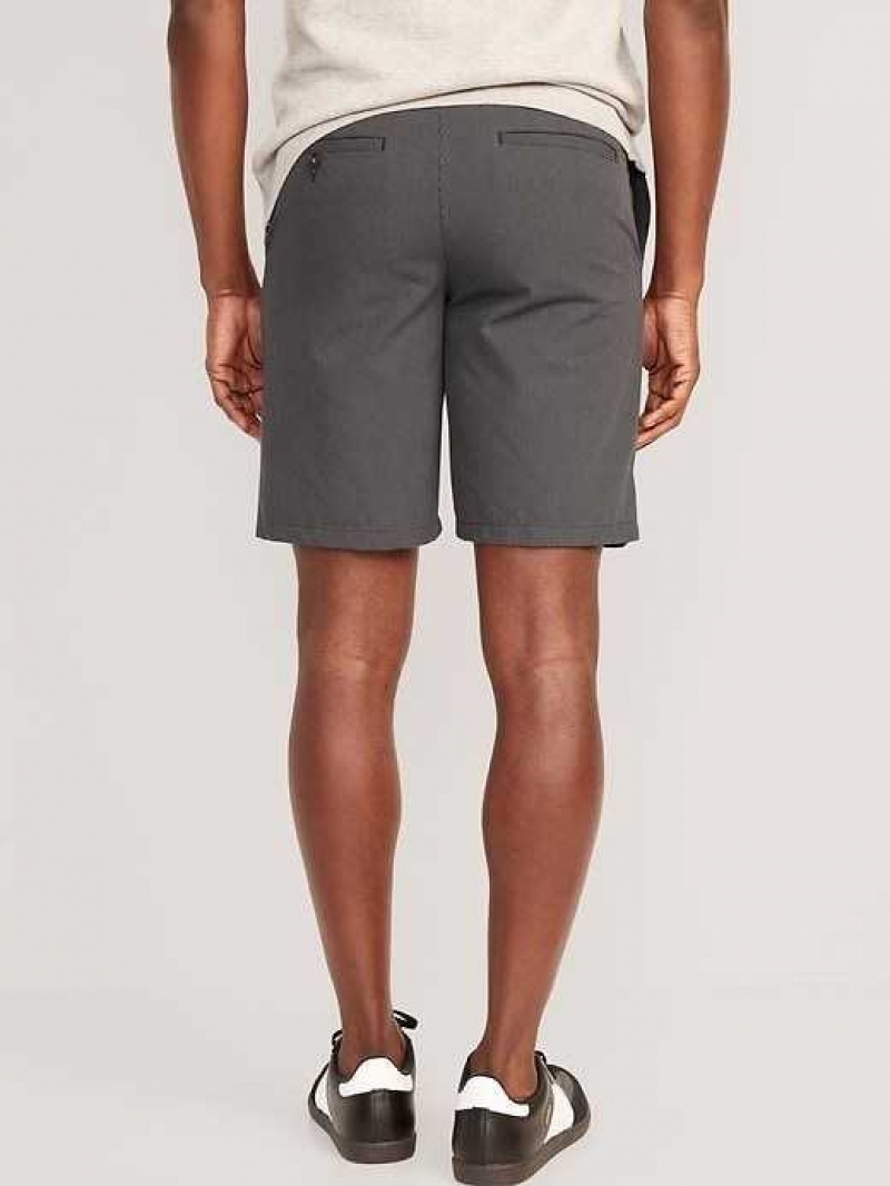 Old Navy Slim Rotation Chino Seersucker Shorts Dark Grey | QZM625048