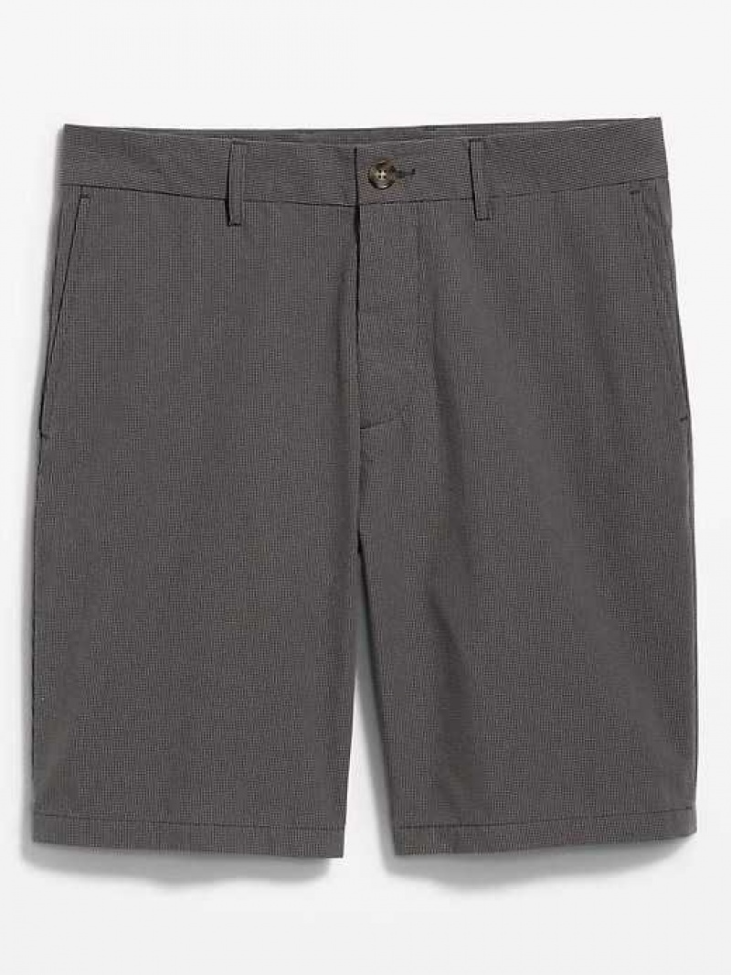 Old Navy Slim Rotation Chino Seersucker Shorts Dark Grey | QZM625048