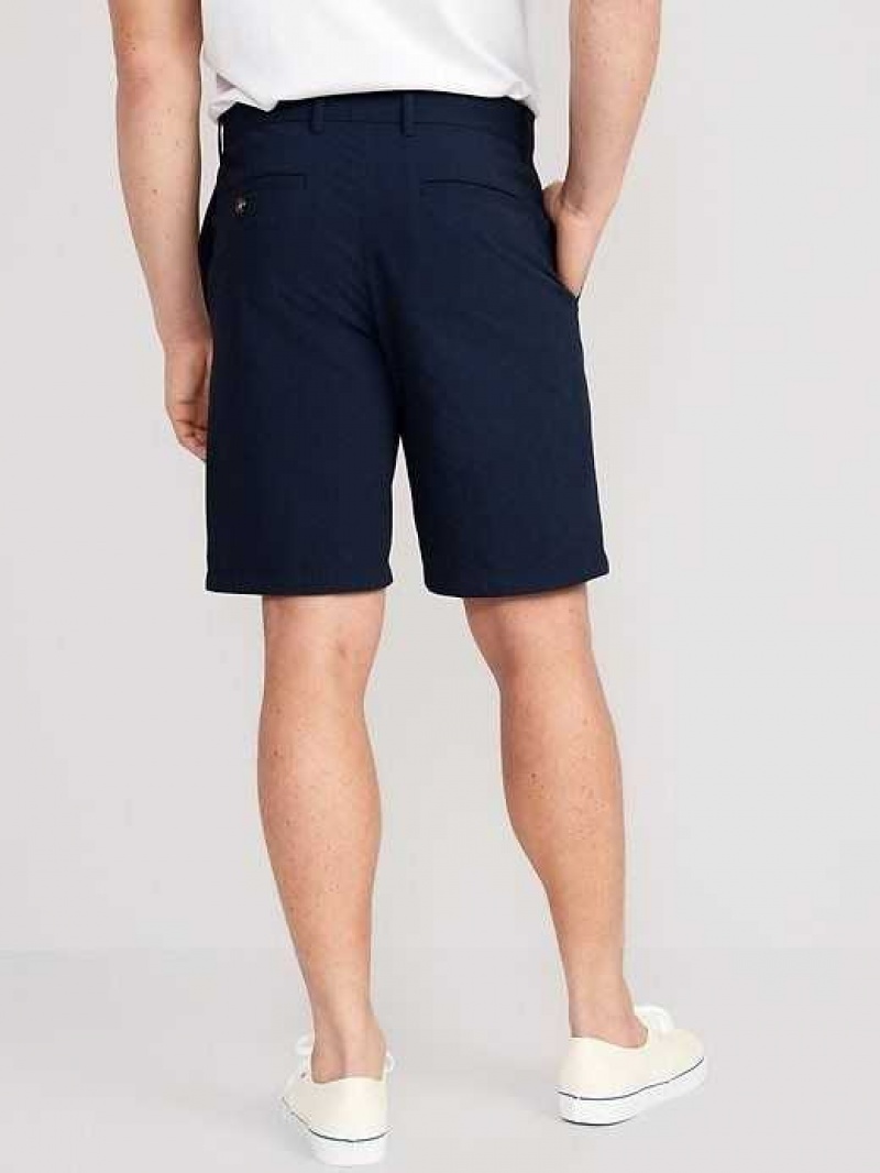 Old Navy Slim Rotation Chino Seersucker Shorts Blue | KSU498516