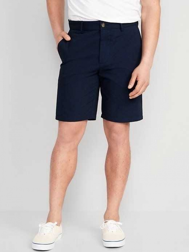 Old Navy Slim Rotation Chino Seersucker Shorts Blue | KSU498516