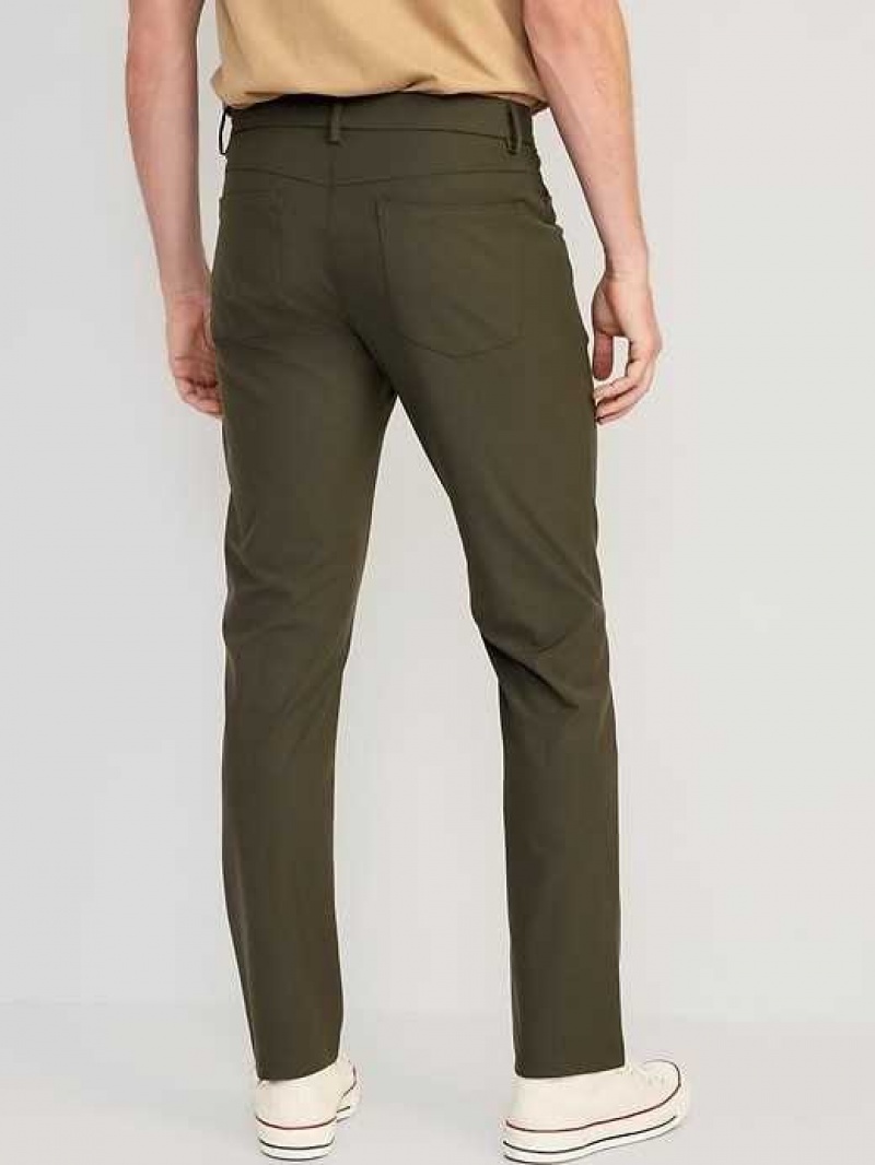 Old Navy Slim Tech Hybrid Pants Ancient Forest | GXT921830