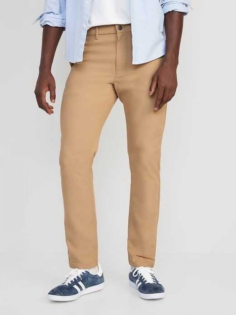 Old Navy Slim Ultimate Tech Built-In Flex Chino Pants Khaki | FAS974582